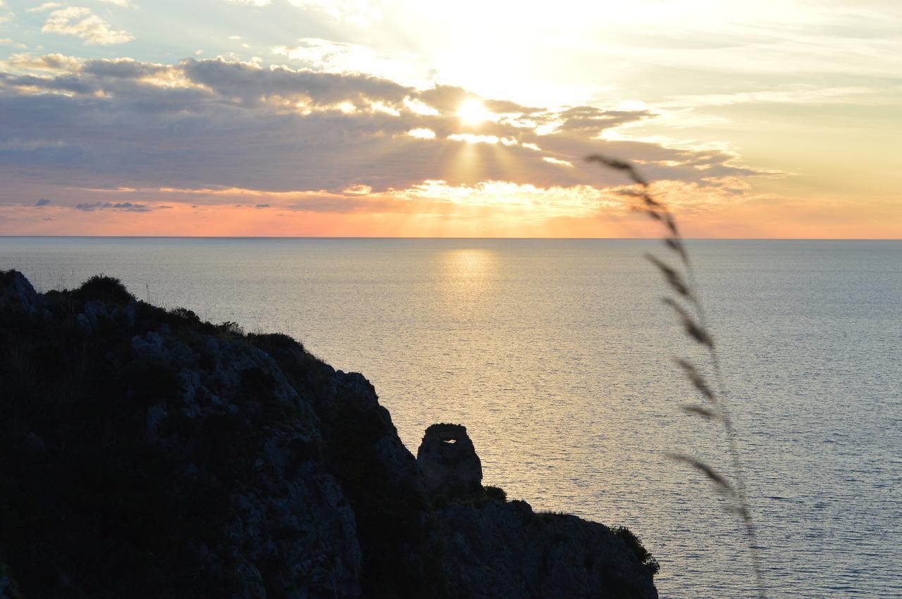 Albergo Tirreno Marina di Camerota Bagian luar foto